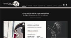 Desktop Screenshot of lavieenrose-couture.ch